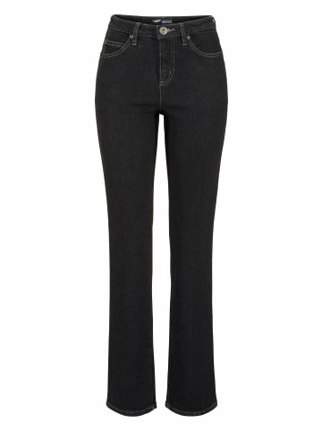 ARIZONA Gerade Jeans in schwarz