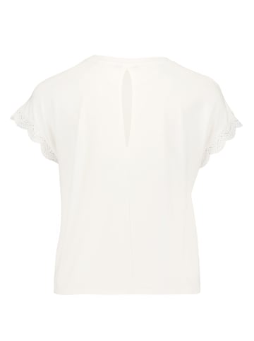 Zero  Shirt mit Spitze in Eggnog
