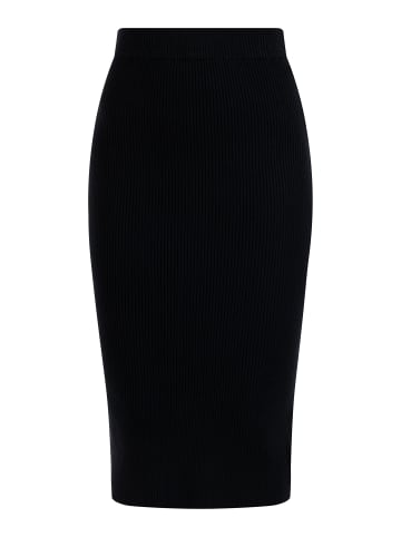 faina Damen Strickrock in schwarz