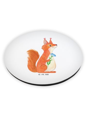 Mr. & Mrs. Panda magnet Eichhörnchen Blume ohne Spruch in Weiß