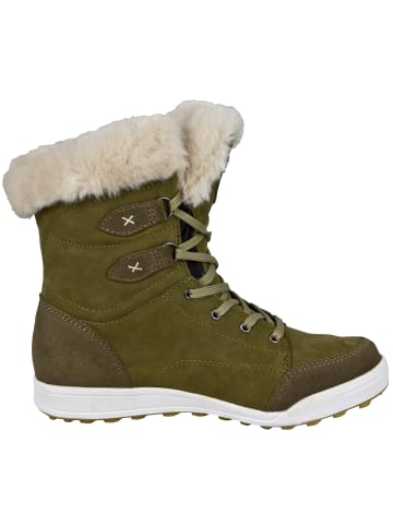 GUGGEN MOUNTAIN Winterstiefel Uni in Olive