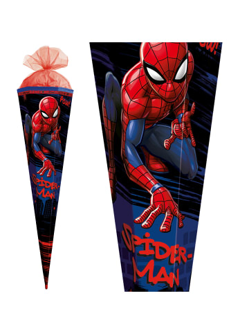 ROTH Schultüte groß Marvel Spiderman 85 cm, Spezialborte in Bunt