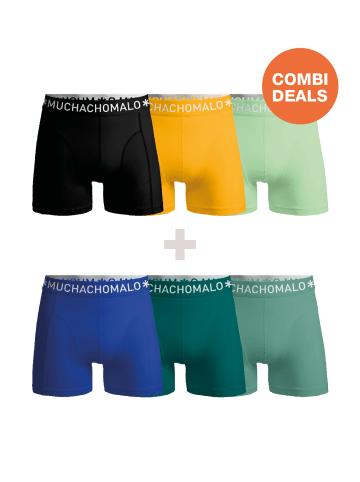 Muchachomalo 6er-Set: Boxershort in Mehrfarbig - für Herren