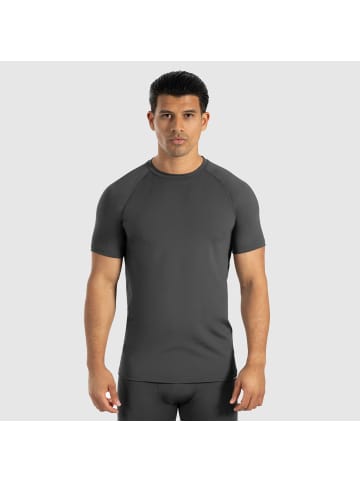 SMILODOX T-Shirt Zeyn in Anthrazit