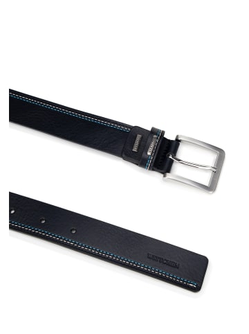 Wittchen Leather belt in Dark Blue