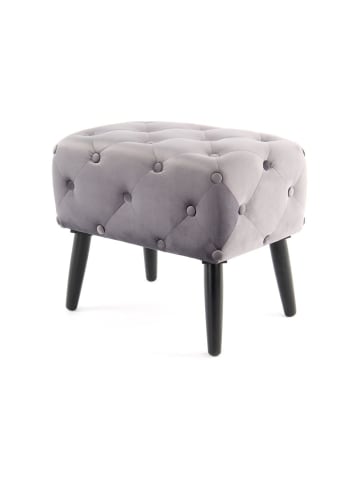 Kayoom Hocker Piano in grau - schwarz