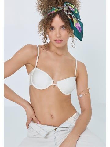 LSCN BY LASCANA Bügel-Bikini-Top in creme