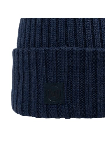 Buff Knitted Beanie Erviny in Dunkelblau
