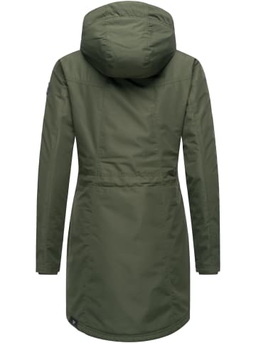 ragwear Wintermantel Elsien in Dark Olive