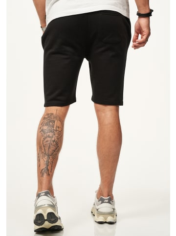 SOULSTAR Sweatshorts - mit Gummibund Slim-Fit für Herren in Black