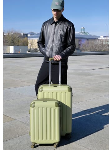Hauptstadtkoffer Spree - Mittelgroßer Koffer Hartschale Trolley 65 cm, TSA, 74 L in Kiwi