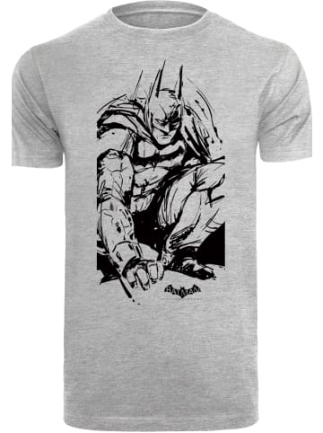 F4NT4STIC T-Shirt DC Comics Batman Arkham Knight Sketch in grau meliert