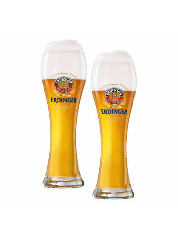 Ritzenhoff & Breker 2er Set Weizenbiergläser Erdinger in Transparent 500 ml in transparent
