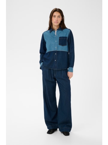 PART TWO Jeanshemd AlvinePW Oversize fit in Colour Block Denim