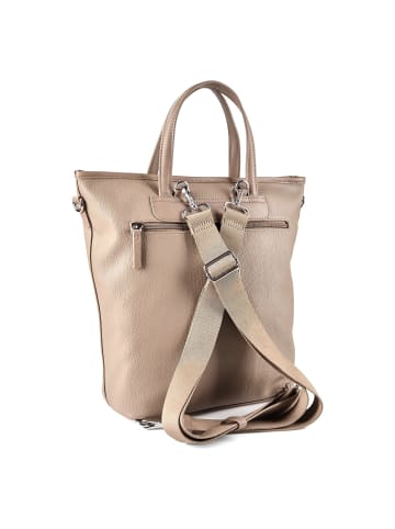 Tom Tailor Jamila Shopper Tasche M 38 cm taupe