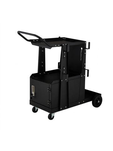 relaxdays Schweißwagen in Schwarz - (B)47 x (H)89 x (T)97 cm