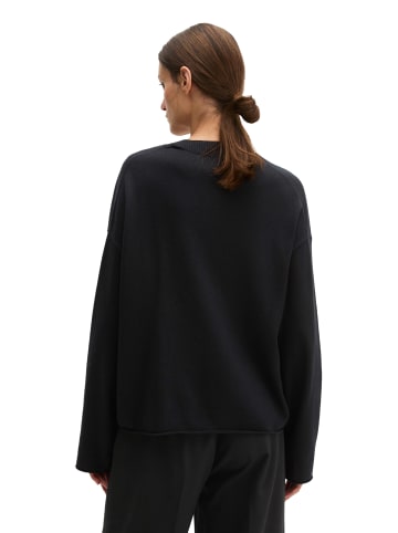 Marc O'Polo V-Neck-Pullover loose in Schwarz