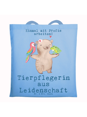 Mr. & Mrs. Panda einkaufsshopper Tierpflegerin Leidenschaft mit ... in Sky Blue