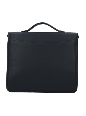 D&N Easy Business Schreibmappe I Leder 34 cm in schwarz