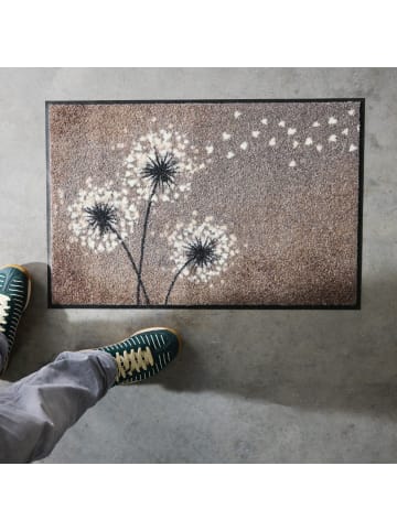 Erwin Müller Fußmatte Pusteblume in taupe
