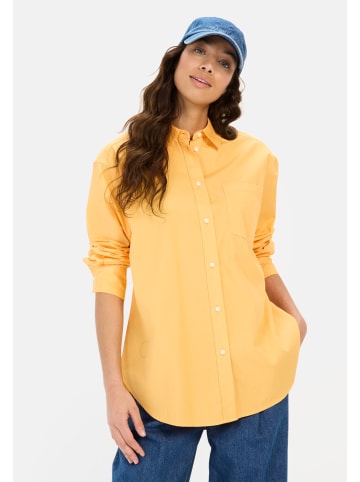 Camel Active Hemdbluse aus Baumwolle in Apricot