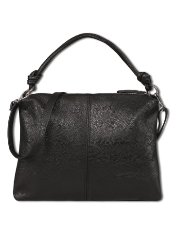 Toscanto Leder Schultertasche Toscanto Tasche schwarz ca. 37cm
