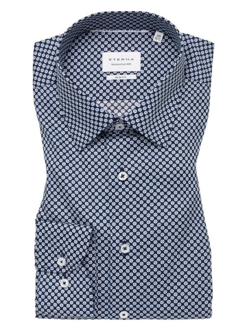 Eterna Langarmhemd in navy