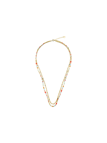 Luxenter Halskette aus 925er Sterlingsilber und Kristall mit 18K Gelbgold-Finish