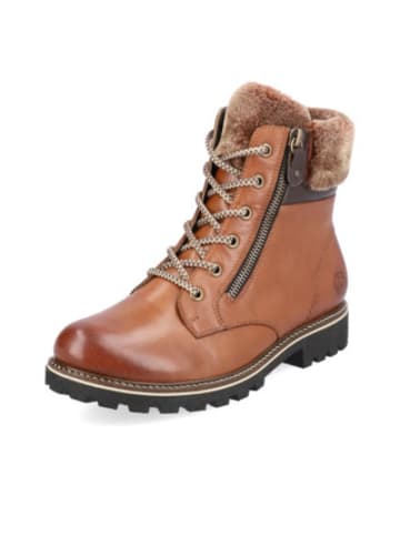 remonte Schnür-Stiefeletten für Damen in unifarben in uni
