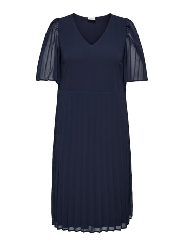 ONLY Carmakoma Plissiertes Kleid in Night Sky