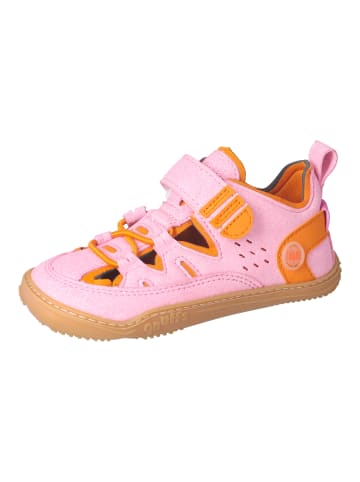 qnuffs Kindergarten Klett Halbschuh/Sneaker in pink