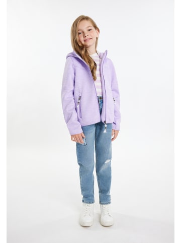 Schmuddelwedda Mädchen (Kids) Strickfleeceblouson Für Mädchen in Helllavendel Melange