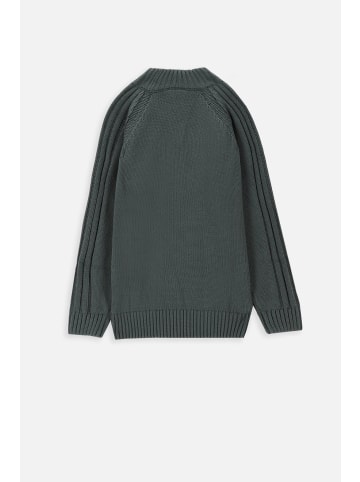 MOKIDA Strickpullover mit Rollkragen in khaki