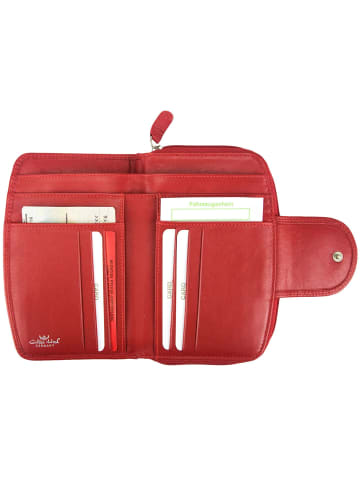 Golden Head Polo Geldbörse RFID Leder 14,5 cm rot