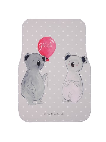 Mr. & Mrs. Panda Auto Fußmatte Koala Luftballon ohne Spruch in Grau Pastell