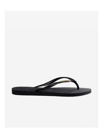 Havaianas Flip-Flops Slim in 1924 – Schwarz/Gold