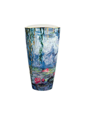 Goebel Vase " Claude Monet - Seerosen mit Weide " in Monet - Seerosen mit Weide