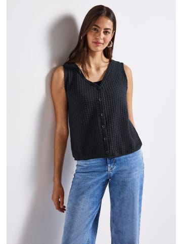 Street One Top in deepwater blue