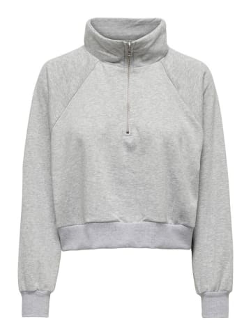 ONLY Sweatshirt in Light Grey Melange