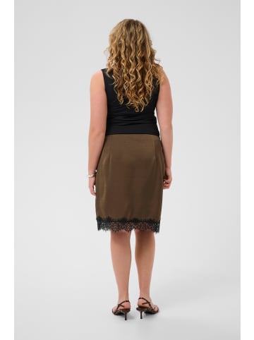KAFFE curve Rock KCjanie Regular fit in Seal Brown/Black Lace