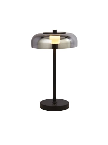 Licht-Erlebnisse Tischlampe EEK G (B)23 x (L)23 x (H)39 cm in Schwarz Rauchgrau