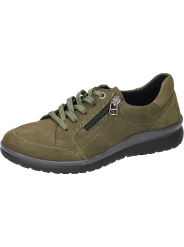 Comfortabel Schnürschuhe in olive