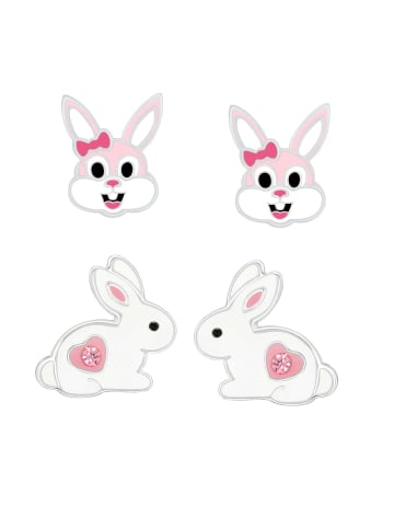 schmuck23 Ohrstecker Set Hase Ostern 925 Silber