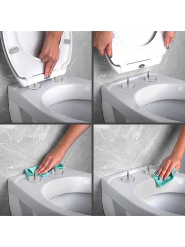 Benkstein WC-Sitz Oval weiß Weiß