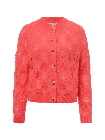 Marie Lund Strickjacke in koralle - 0002