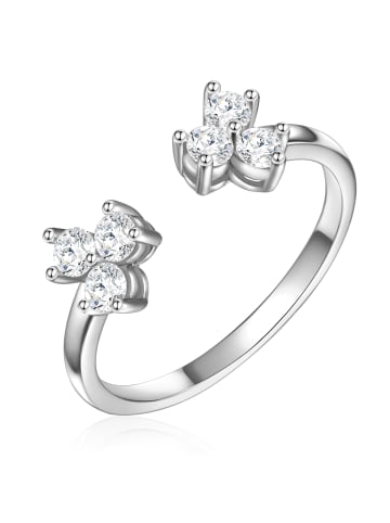 Glanzstücke München Ring aus Sterling Silber mit Zirkonia in silber