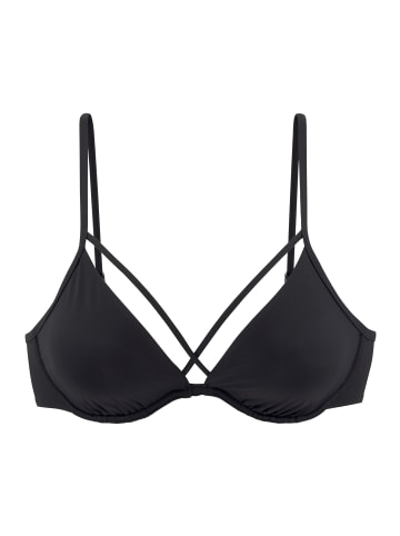 LASCANA Bügel-Bikini-Top in schwarz