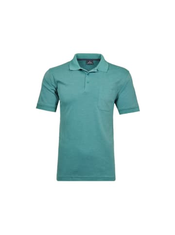Ragman Poloshirt kurzarm für Herren in grün in grün