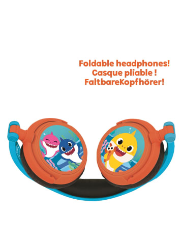 Lexibook Baby Shark Stereo-Kabelkopfhörer faltbar