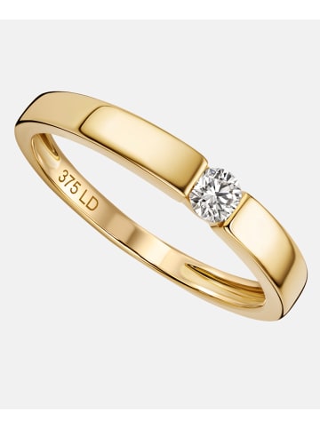 Diamant L'éternel Ring aus 375 Gelbgold mit 0.1 Karat Diamant